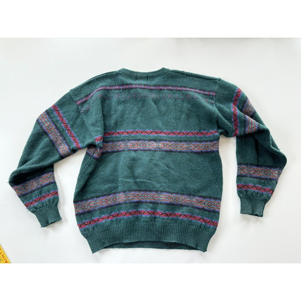 Vintage Woolrich Hunting Dog Embroidered Wool Winter Sweater Unisex Mens Large‎ - Picture 7 of 12